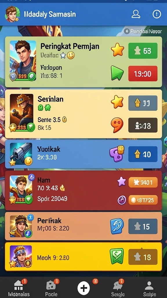Screenshot menunjukkan tampilan antarmuka yang menarik.