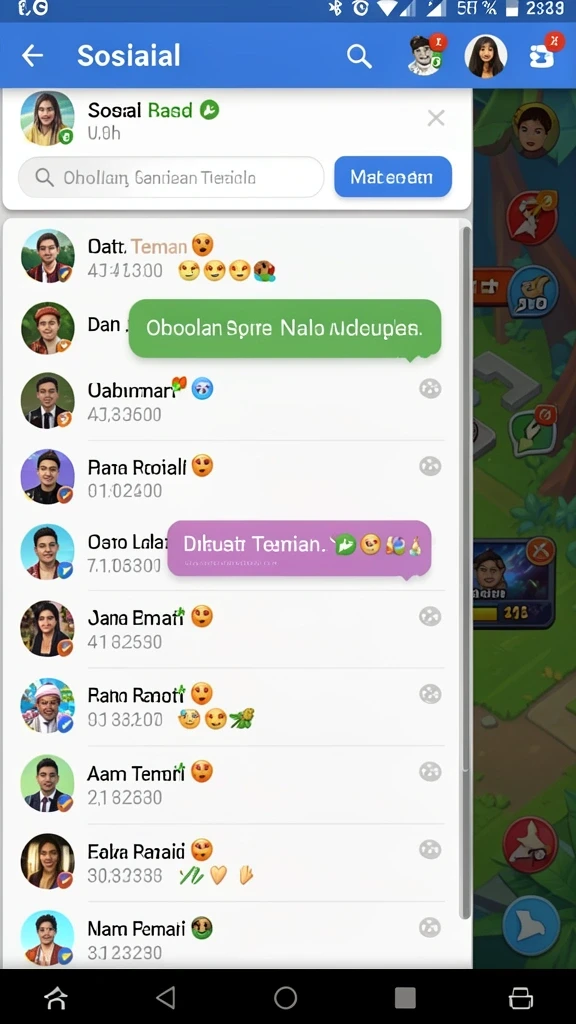Antarmuka yang ramah pengguna dengan desain yang menarik.