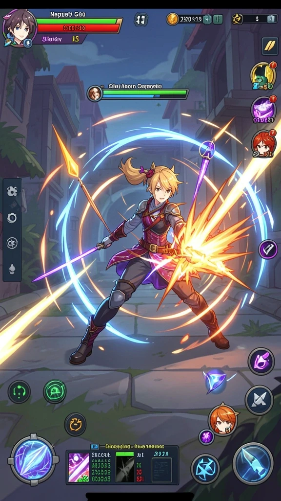 Karakter yang dapat disesuaikan dengan berbagai skin.