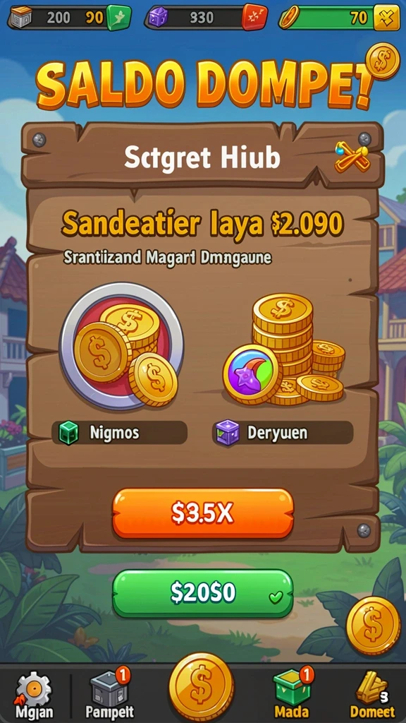 Screenshot menampilkan pemandangan indah dari level baru.