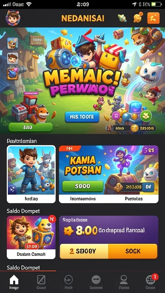 Tangkapan layar memperlihatkan fitur kustomisasi karakter yang variatif.