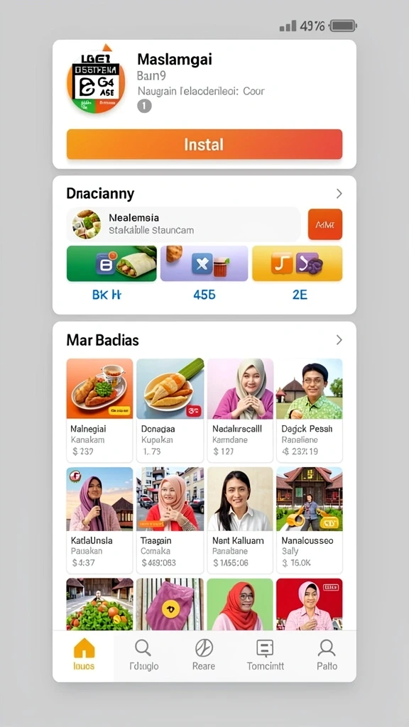 Fitur multiplayer yang memungkinkan bermain dengan teman.
