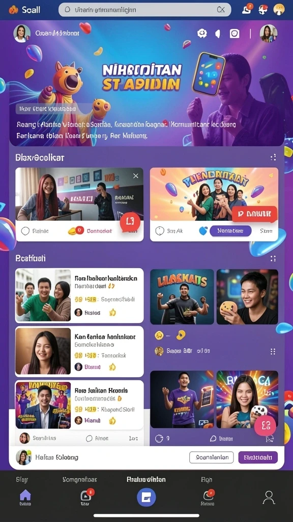 Karakter-karakter beragam yang menambah keseruan permainan.