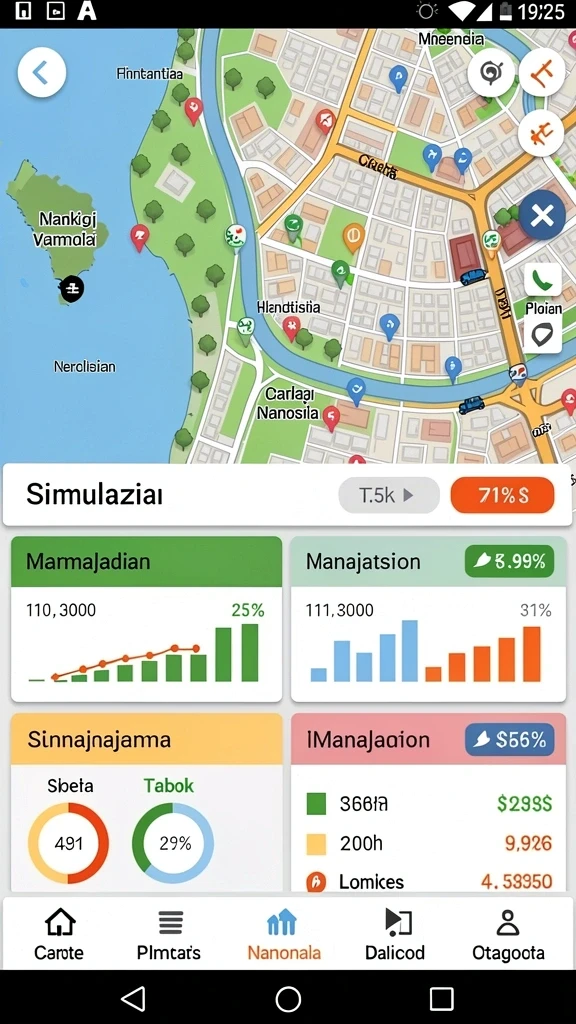 Screenshot menggambarkan tantangan yang menegangkan di level baru.