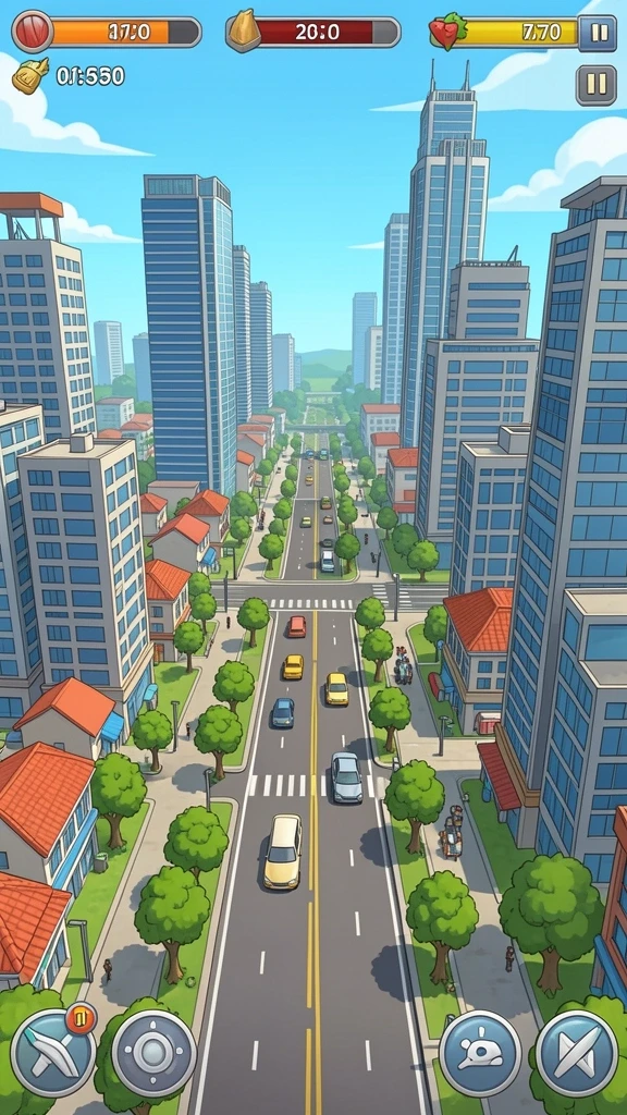 Cuplikan aksi mendebarkan dari gameplay.