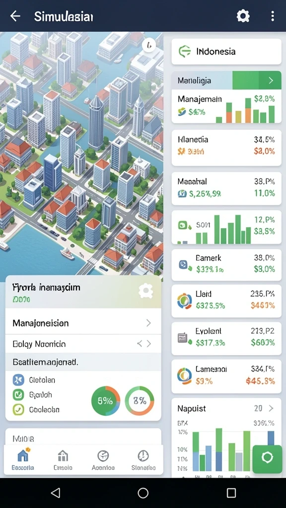 Menu karakter yang beragam untuk dipilih.