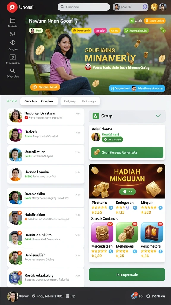 Tampilan awal yang menarik dan intuitif.