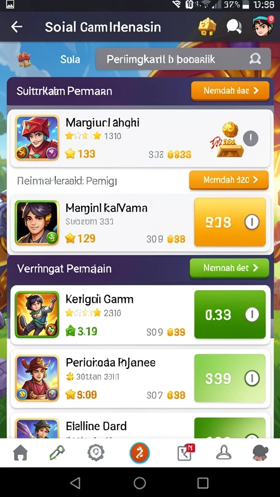 Gameplay seru dengan berbagai tantangan.
