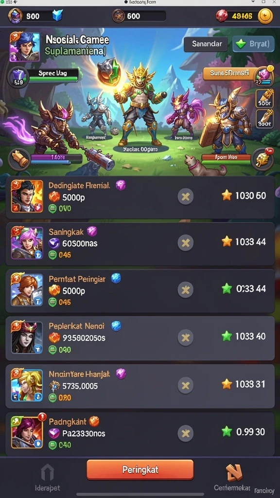 Fitur multiplayer yang memungkinkan kompetisi seru.