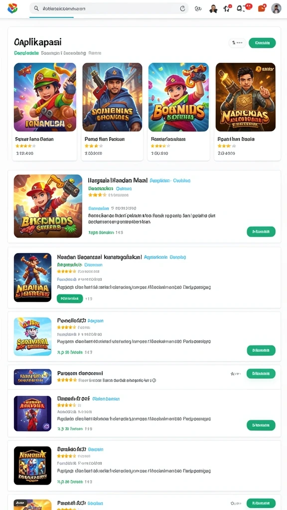 Tampilan antarmuka yang ramah pengguna.