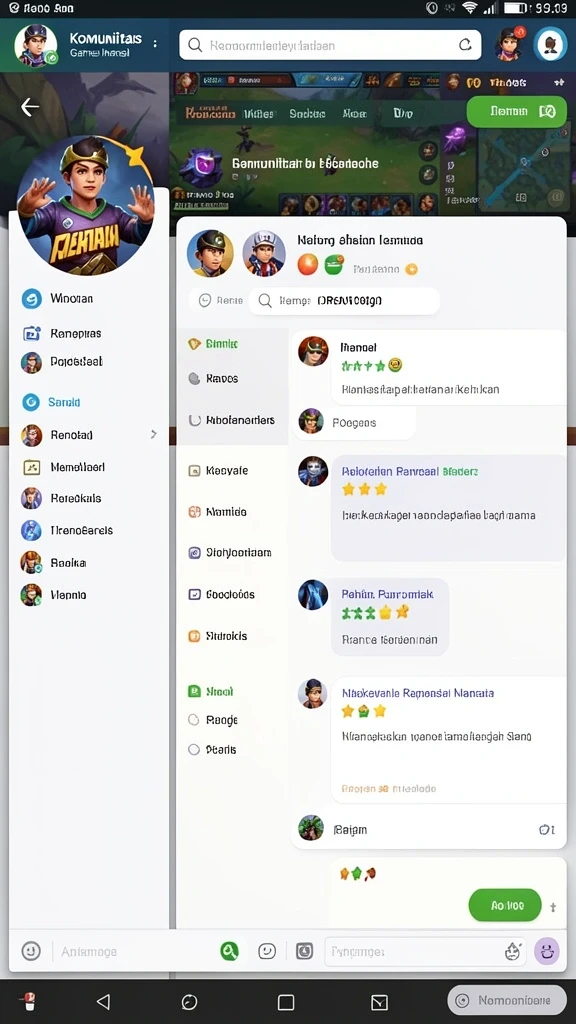 Tampilan antarmuka yang user-friendly dan modern.