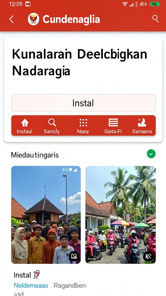 Tampilan antarmuka yang menarik dan modern.