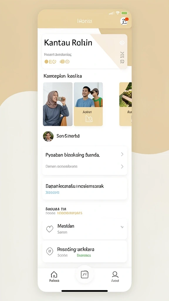 Tampilan antarmuka yang sederhana dan menarik.