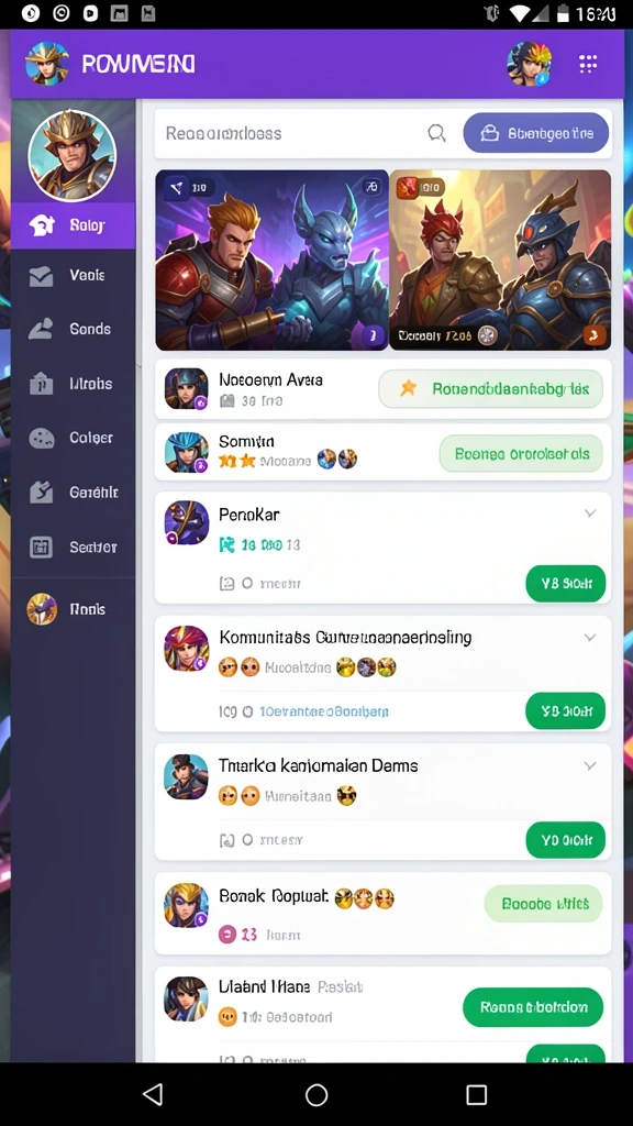 Mode multiplayer yang menyenangkan dan interaktif.