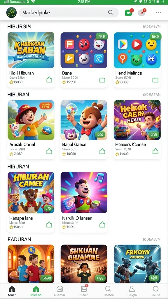 Tampilan awal yang menakjubkan dan intuitif.