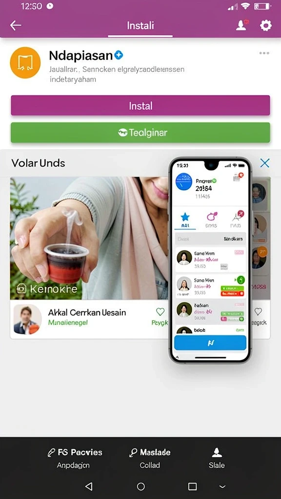 Tampilan antarmuka yang intuitif dan user-friendly.