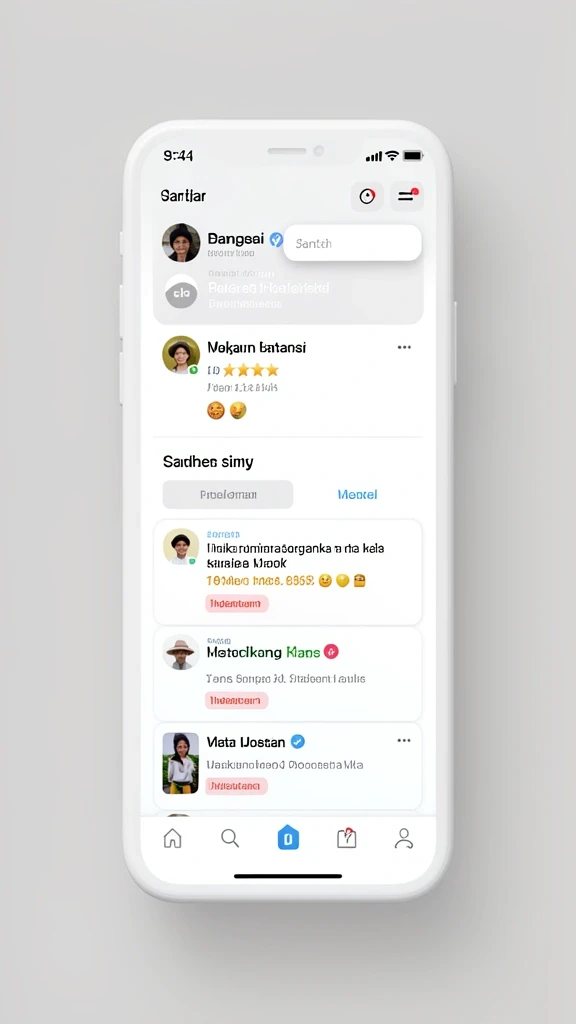 Tampilan layar utama RSNVIP6 yang menarik.