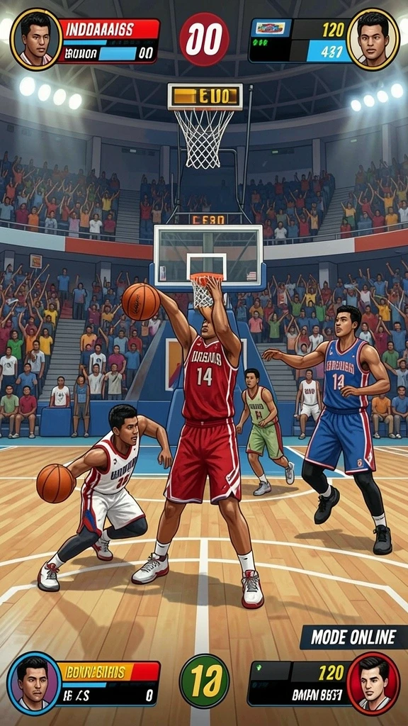 Mode multiplayer yang mengasyikkan dan kompetitif.