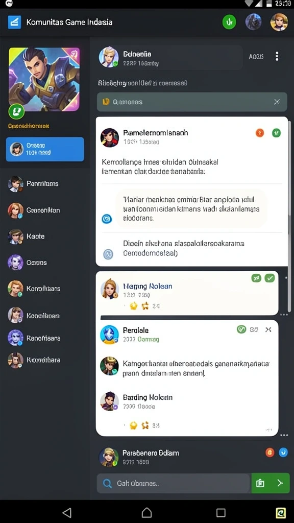 Tampilan antarmuka yang intuitif dan menarik.