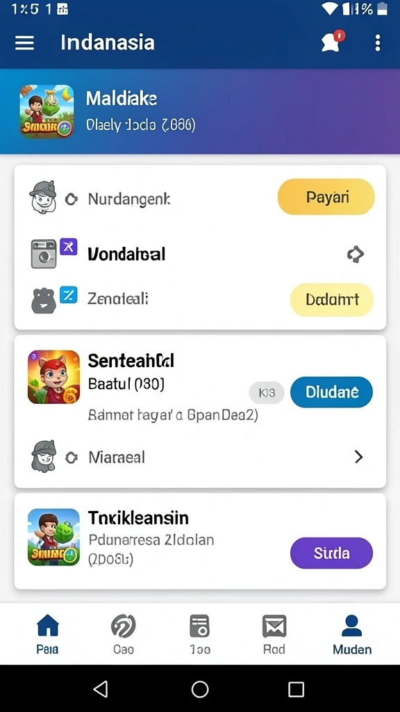 Grafis planet yang menakjubkan dan detail.