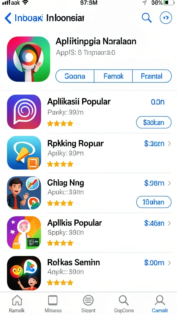 Tampilan antarmuka yang menarik dan intuitif.