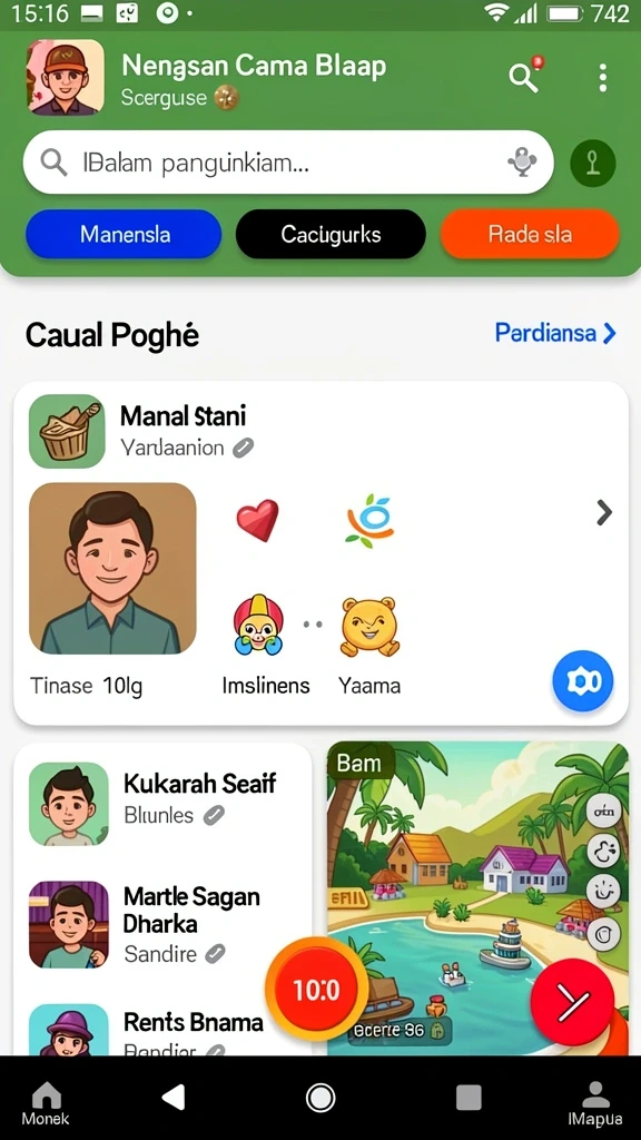 Mode permainan yang bervariasi dan menarik.