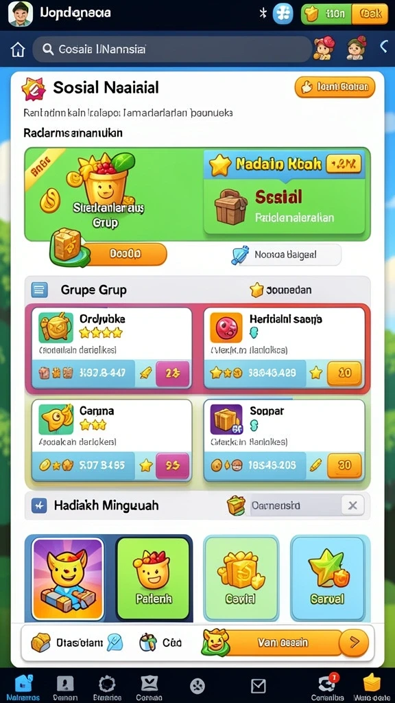 Pengaturan profil pemain yang mudah diakses dan disesuaikan.