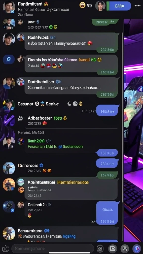 Tangkapan layar memperlihatkan fitur kustomisasi karakter yang menarik.