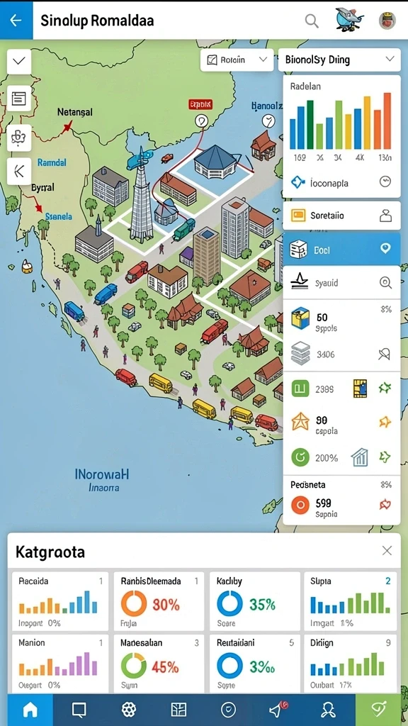 Berbagai tantangan menarik menanti di setiap level.