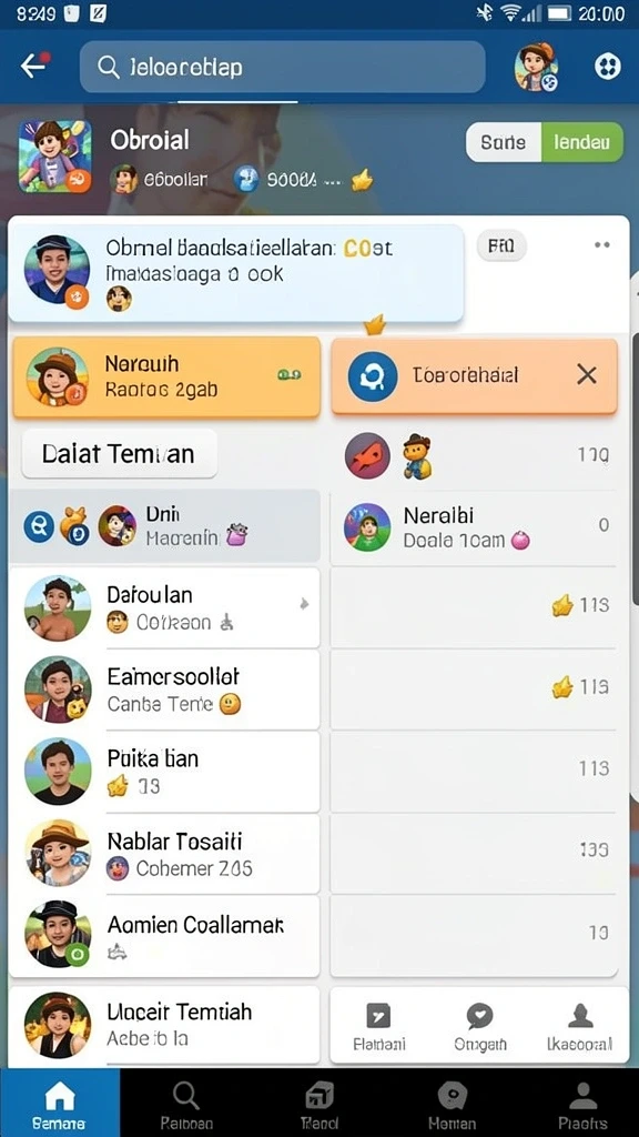 Ilustrasi karakter utama dalam aksi pertarungan.